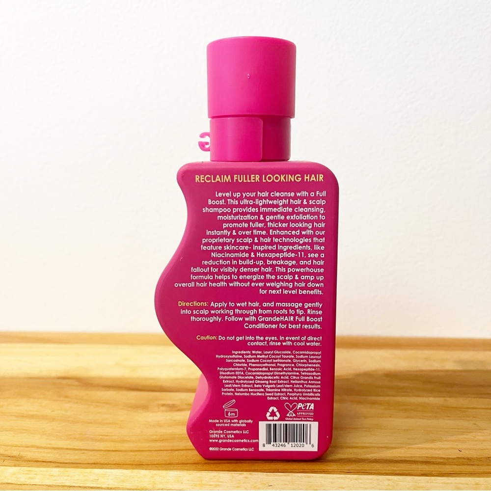 New! GRANDE COSMETICS Grande Hair Full Boost Shampoo - Picture 2 of 2